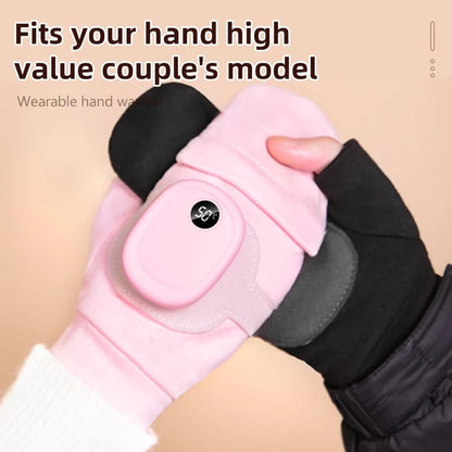 🥶Say Goodbye to the Cold!🤗Smart Thermostatic Heated Fingerless Gloves | Warm + Flexible + All-Day Cozy