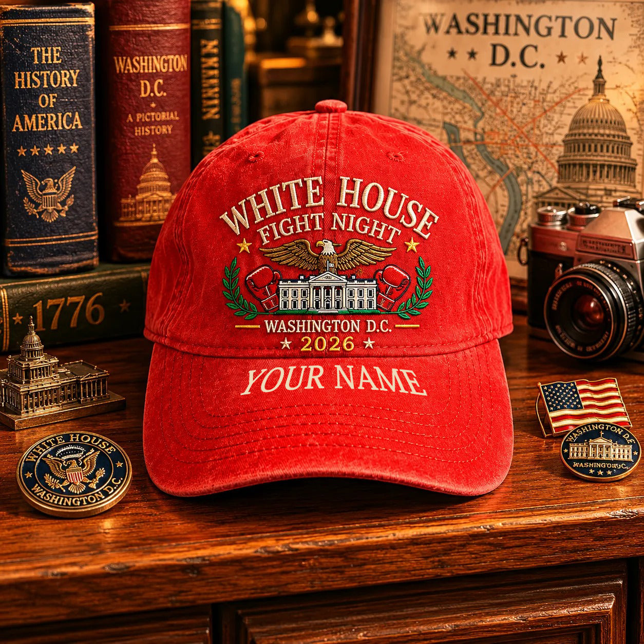 Personalized White House Fight Night 2026 Commemorative Cap