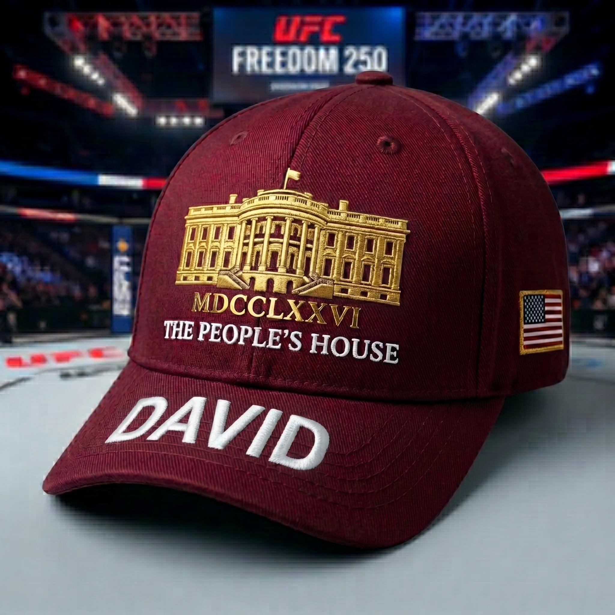 🧢 Personalized United We Stand 250 Custom Cap