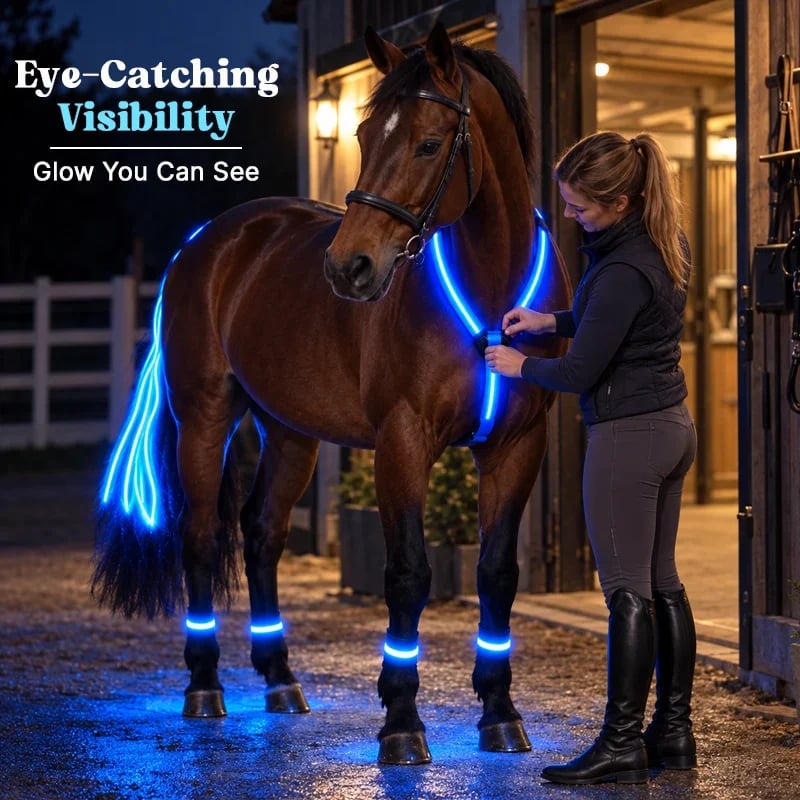 LAST DAY 50% OFF🐎Light-up Horse-riding Set – Glowing Fun for Little Riders! ✨