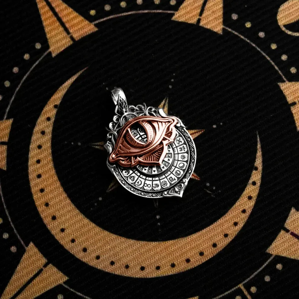 👁️‍🗨️Handmade Tarot Vision Pendant: Connect to Cosmic Wisdom Anytime