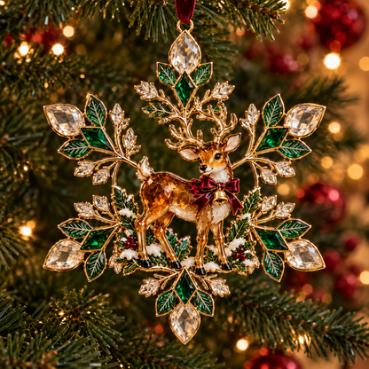 🎄 LIMITED TIME 50% OFF – ❄️ Crystal-Look Christmas Snowflake Ornaments
