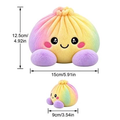 🥟Emotional Support Squishy Dumpling Plushie - Ultra-Soft Stress Relief Toy & Desk Pal✨