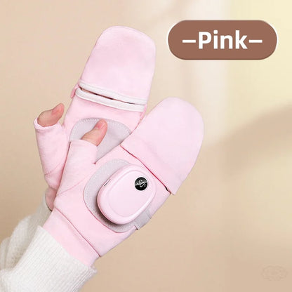🥶Say Goodbye to the Cold!🤗Smart Thermostatic Heated Fingerless Gloves | Warm + Flexible + All-Day Cozy