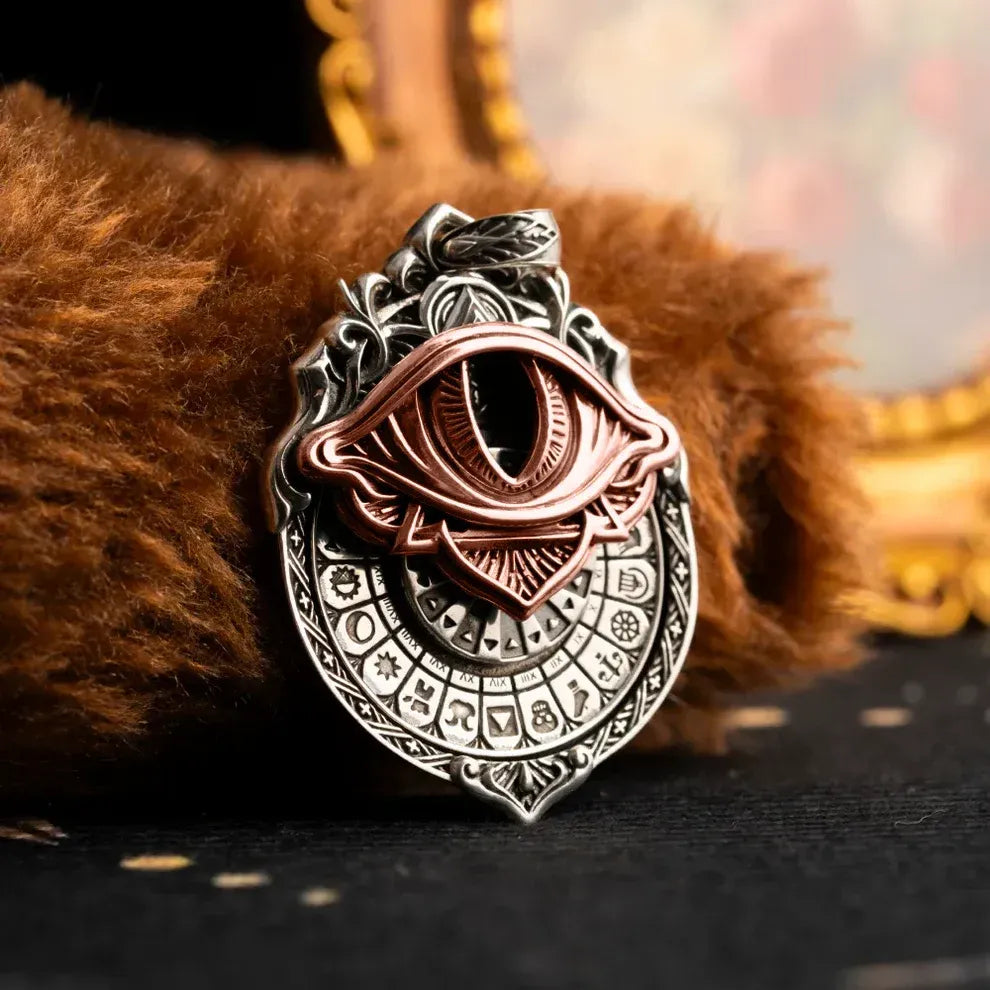 👁️‍🗨️Handmade Tarot Vision Pendant: Connect to Cosmic Wisdom Anytime