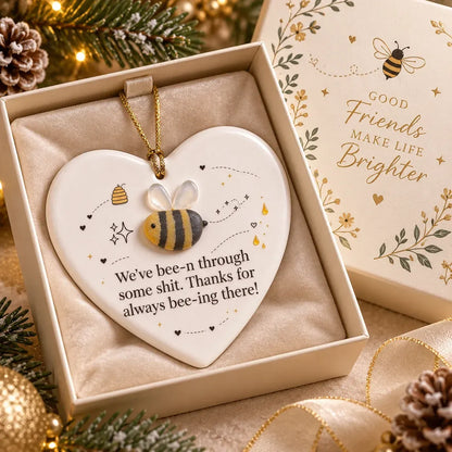🐝LAST DAY 50% OFF💛 - Funny Bee Sea Glass Keepsake