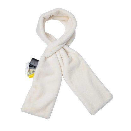 ⚡50% OFF Today! Cosy Faux Fur Pull-Through Scarf With Hidden Zipper Pocket | Store Phone, Keys & Cards, Hands-Free