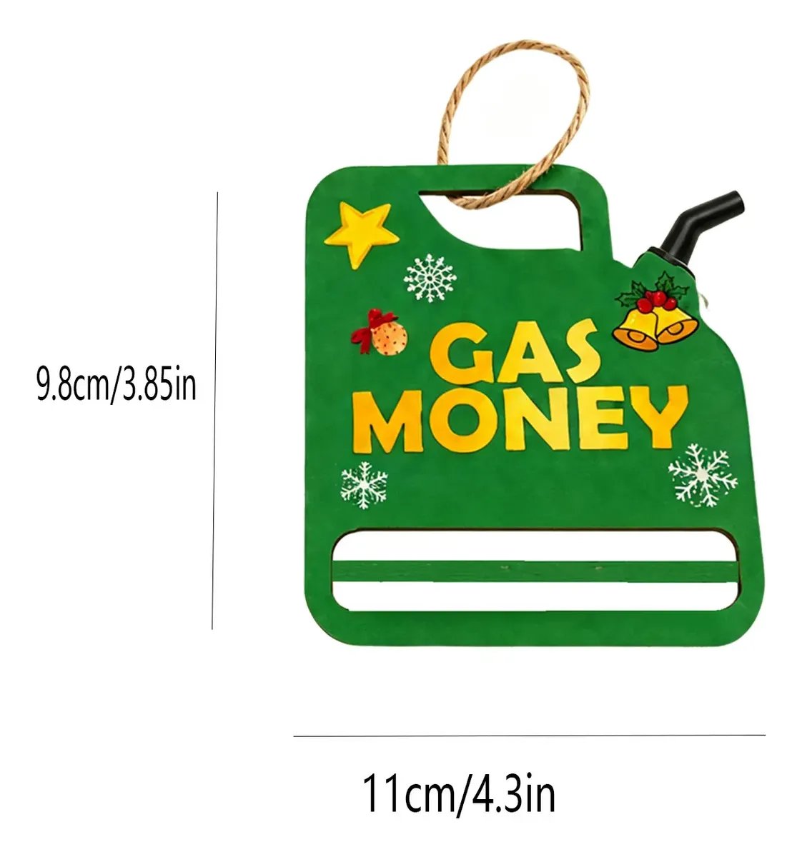 🔥HOT SALE 49% OFF - 🎄Christmas Gas Money Wooden Money Holder Set