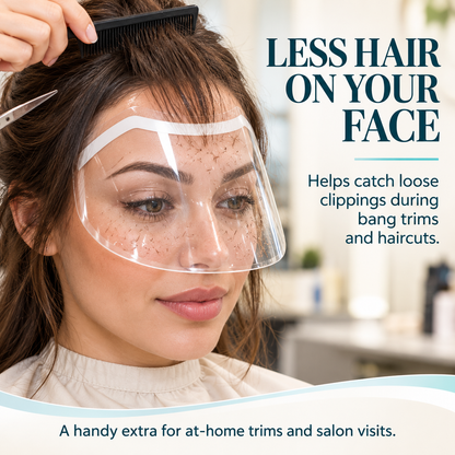 🚿 The Ultimate Shower Face Shield | Waterproof Visor for Lashes & Haircuts (50 Pcs)