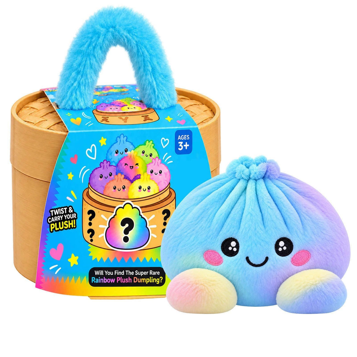 🥟Emotional Support Squishy Dumpling Plushie - Ultra-Soft Stress Relief Toy & Desk Pal✨