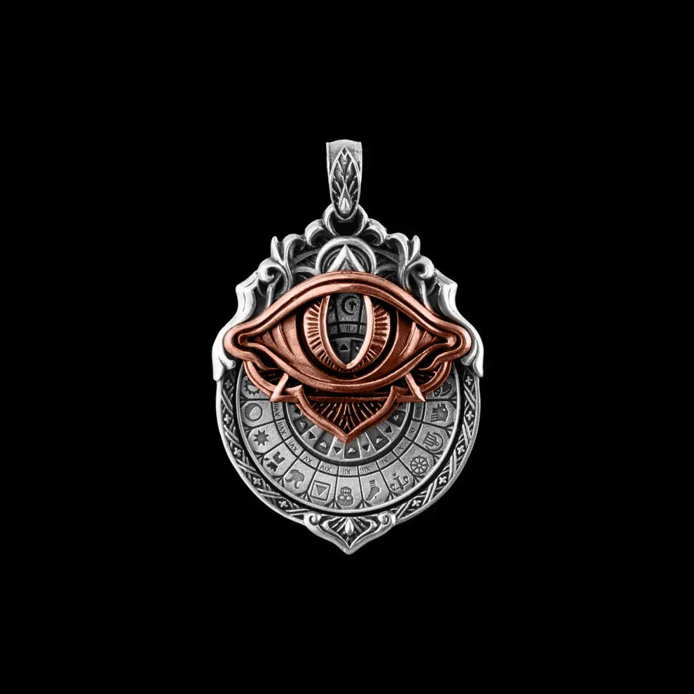 👁️‍🗨️Handmade Tarot Vision Pendant: Connect to Cosmic Wisdom Anytime