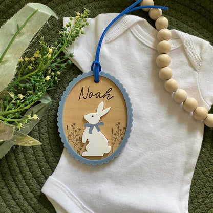 Personalized Easter Ornament / Easter Basket Tag