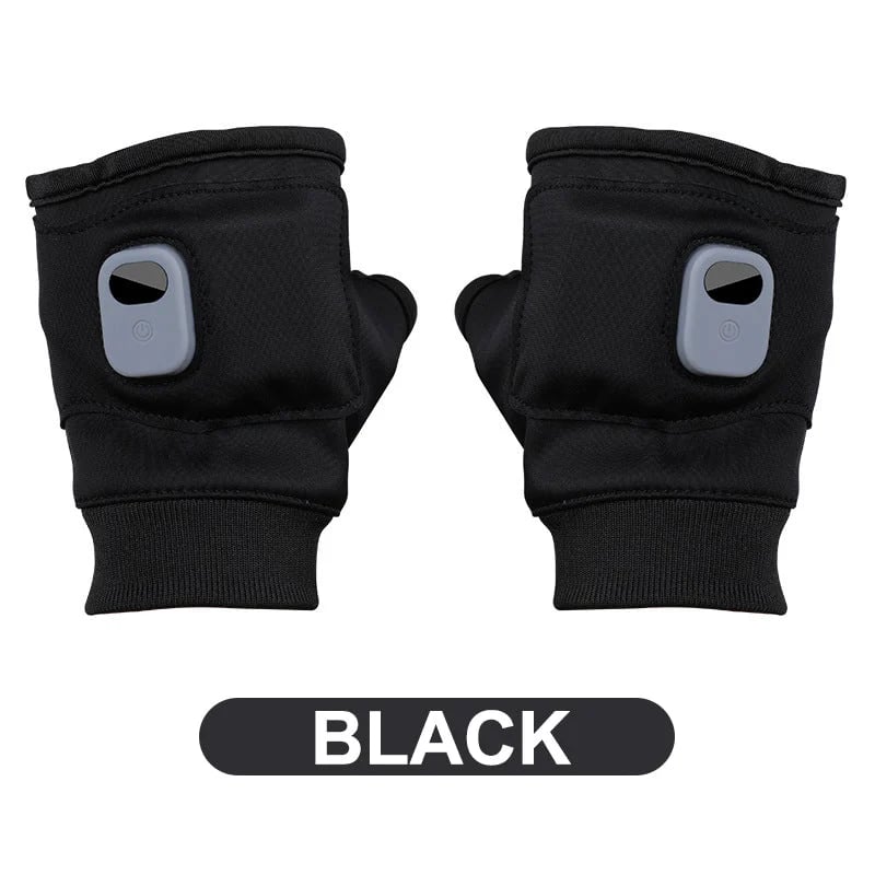🥶Say Goodbye to the Cold!🤗Smart Thermostatic Heated Fingerless Gloves | Warm + Flexible + All-Day Cozy