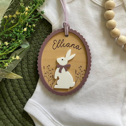 Personalized Easter Ornament / Easter Basket Tag