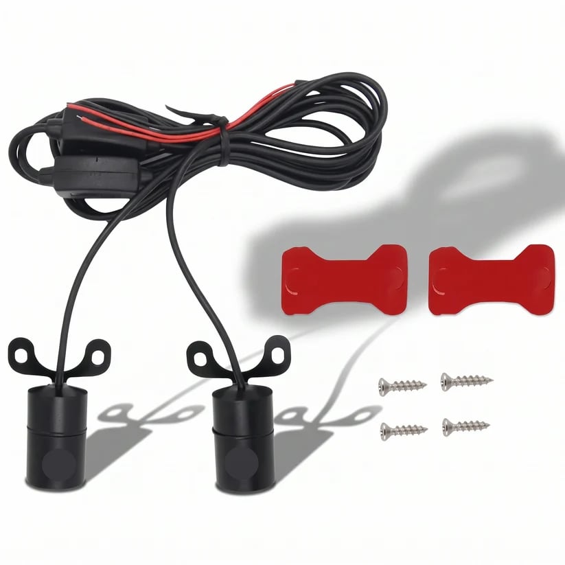 🔥 LAST DAY 50% OFF 🏍️ IP67 Waterproof & Dustproof Angel Wing Motorcycle LED Projector Lights (1 Pair)
