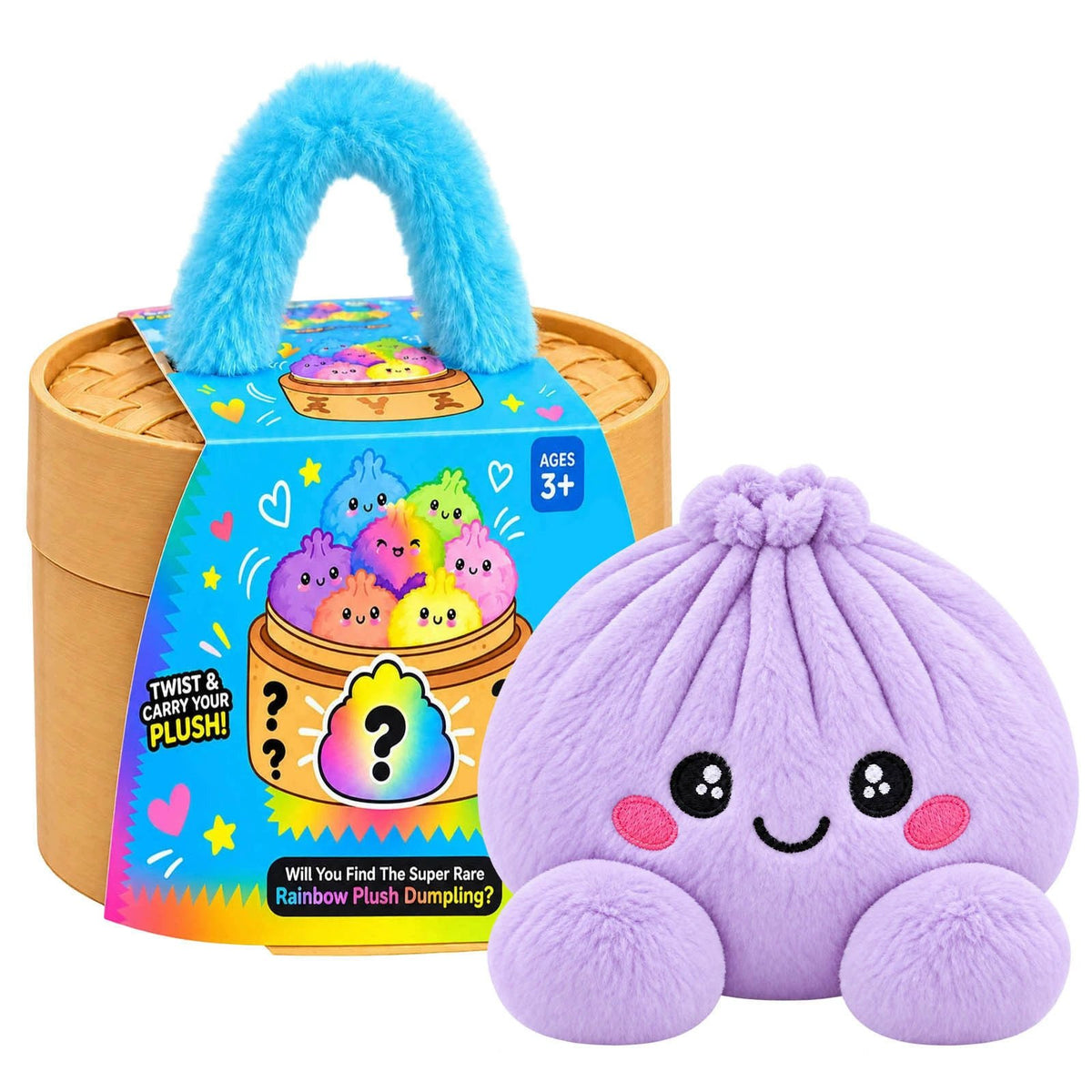 🥟Emotional Support Squishy Dumpling Plushie - Ultra-Soft Stress Relief Toy & Desk Pal✨