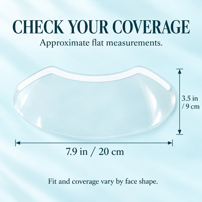 🚿 The Ultimate Shower Face Shield | Waterproof Visor for Lashes & Haircuts (50 Pcs)
