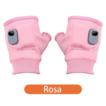 🥶Say Goodbye to the Cold!🤗Smart Thermostatic Heated Fingerless Gloves | Warm + Flexible + All-Day Cozy