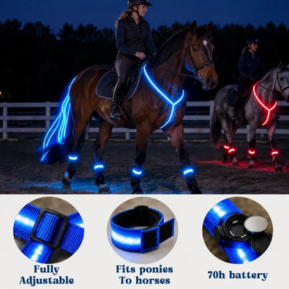 LAST DAY 50% OFF🐎Light-up Horse-riding Set – Glowing Fun for Little Riders! ✨