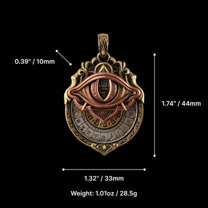 👁️‍🗨️Handmade Tarot Vision Pendant: Connect to Cosmic Wisdom Anytime