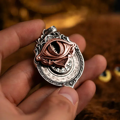 👁️‍🗨️Handmade Tarot Vision Pendant: Connect to Cosmic Wisdom Anytime