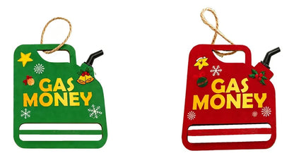 🔥HOT SALE 49% OFF - 🎄Christmas Gas Money Wooden Money Holder Set