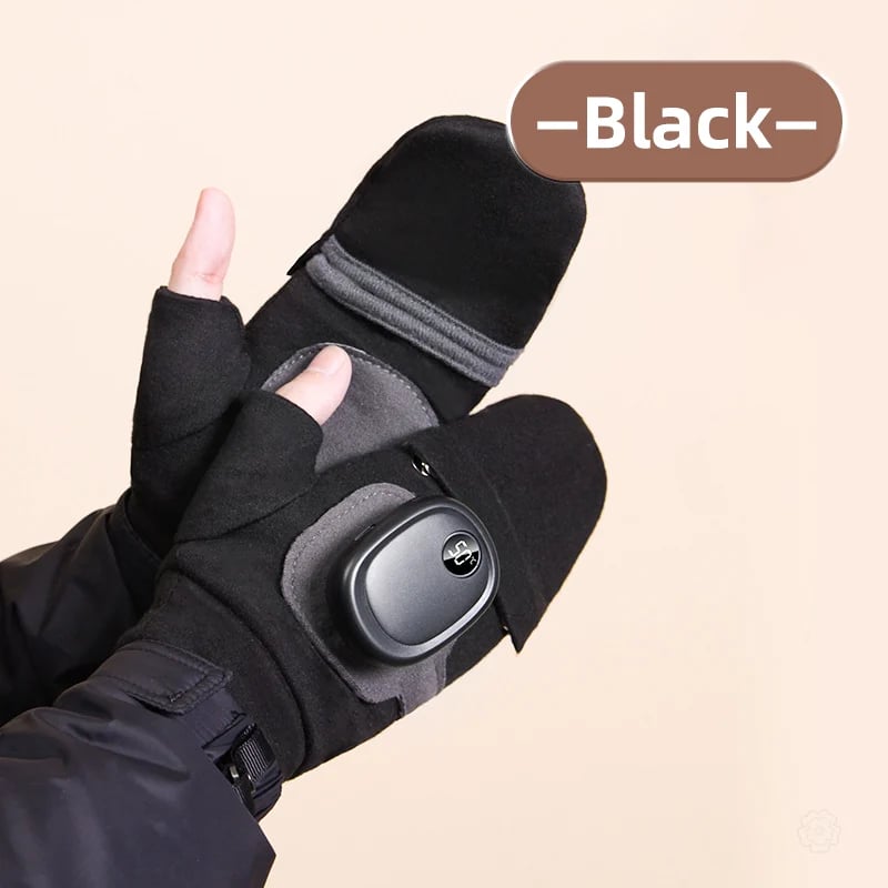 🥶Say Goodbye to the Cold!🤗Smart Thermostatic Heated Fingerless Gloves | Warm + Flexible + All-Day Cozy