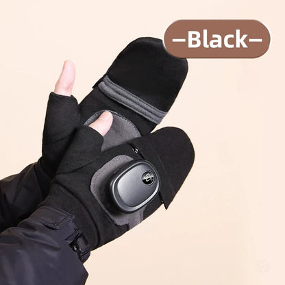 🥶Say Goodbye to the Cold!🤗Smart Thermostatic Heated Fingerless Gloves | Warm + Flexible + All-Day Cozy