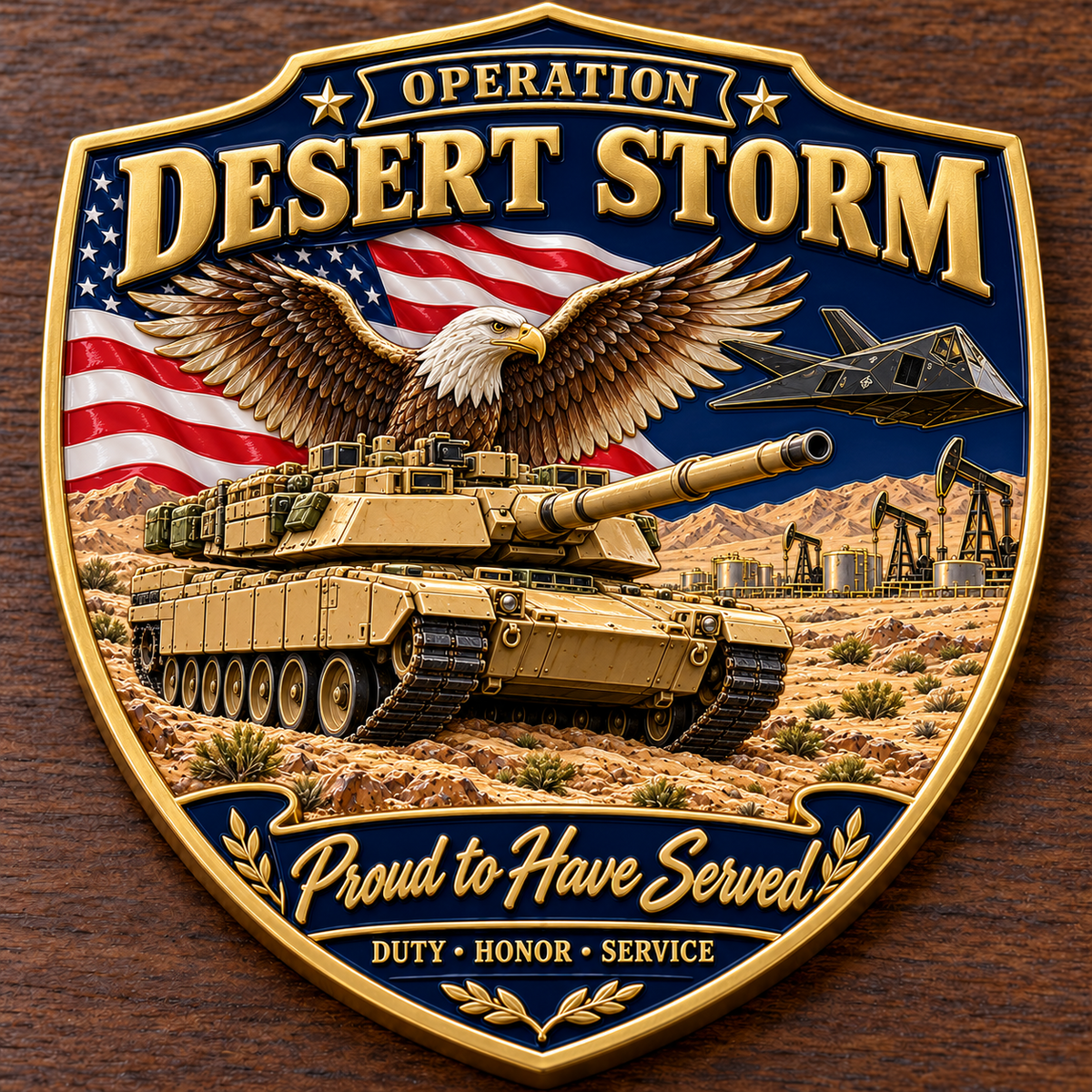 🇺🇸 Last Day Promo: 49% OFF 🎖️Operation Desert Shield I Was There Veteran Challenge Coin