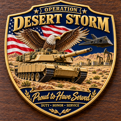🇺🇸 Last Day Promo: 49% OFF 🎖️Operation Desert Shield I Was There Veteran Challenge Coin