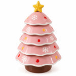 Stackable Christmas Tree Snack Bowl Set | Festive Holiday Serving Tree with Star Topper
