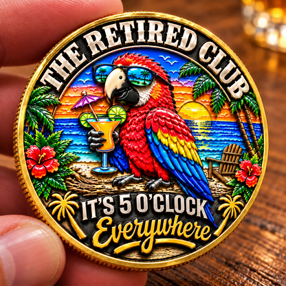 🏆 Welcome to The Retired Club! — Commemorative Medallion