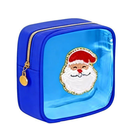 🎄🎁 Christmas Mini Treat Bag – Clear Window Zipper Pouch, 6 Festive Styles to Choose From ✨CHRISTMAS MINI