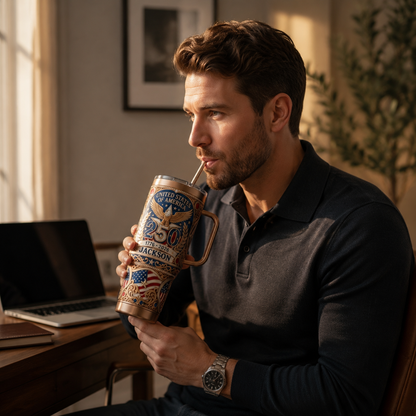 Personalized 250th Anniversary Patriotic Tumbler