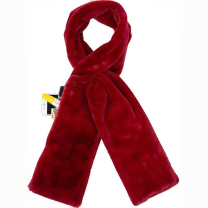 ⚡50% OFF Today! Cosy Faux Fur Pull-Through Scarf With Hidden Zipper Pocket | Store Phone, Keys & Cards, Hands-Free