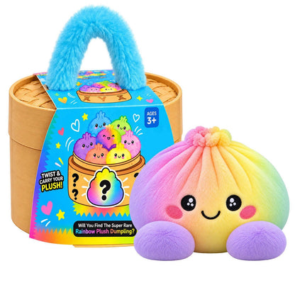 🥟Emotional Support Squishy Dumpling Plushie - Ultra-Soft Stress Relief Toy & Desk Pal✨