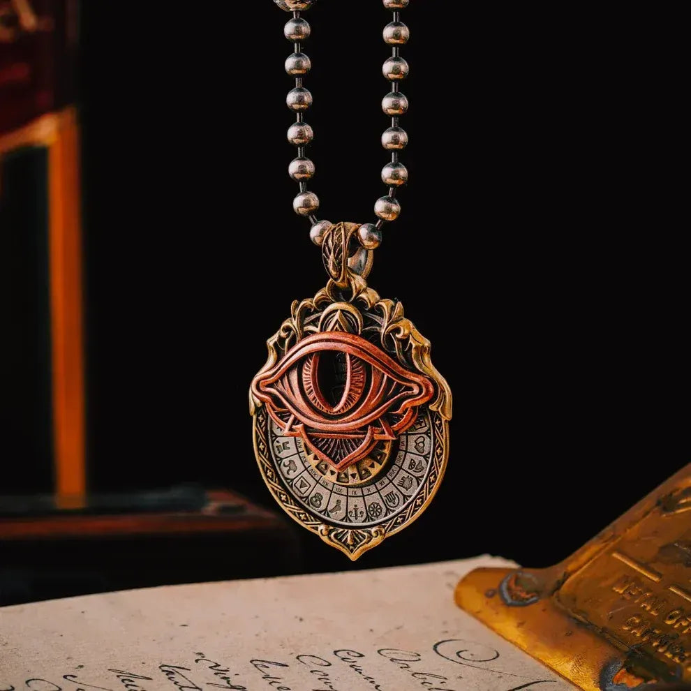 👁️‍🗨️Handmade Tarot Vision Pendant: Connect to Cosmic Wisdom Anytime