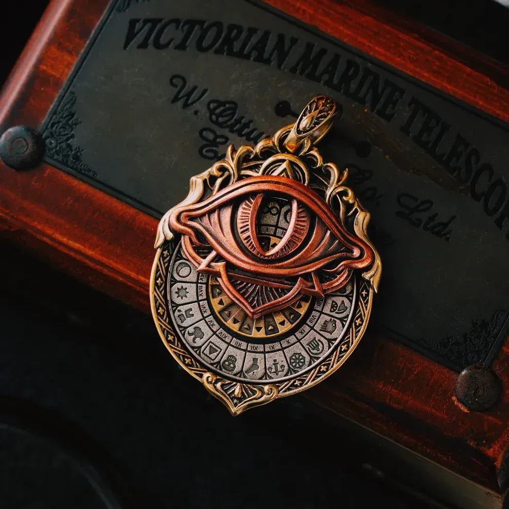 👁️‍🗨️Handmade Tarot Vision Pendant: Connect to Cosmic Wisdom Anytime