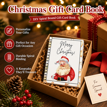 🌲2026 Christmas Early-Bird Sale | Christmas Gift Card Book 50% OFF — Only $12.99