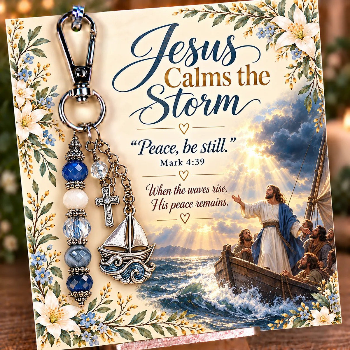 ✝️ Carry Your Faith With You - Christian Scripture & Prayer Keepsake Keychain