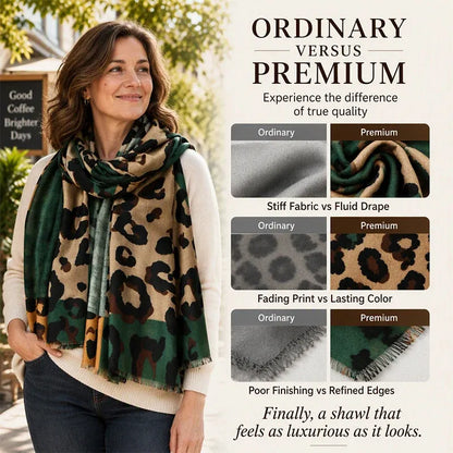 ✨🧣Versatile Lightweight Leopard Print Shawl Scarf