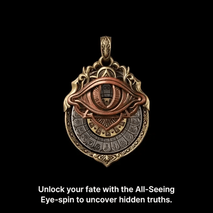 👁️‍🗨️Handmade Tarot Vision Pendant: Connect to Cosmic Wisdom Anytime