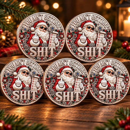 Santa’s Last Gift Adult Humor Commemorative Coin