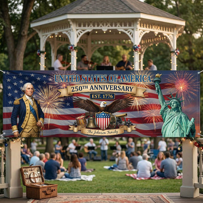 Personalized America 250th Anniversary Banner