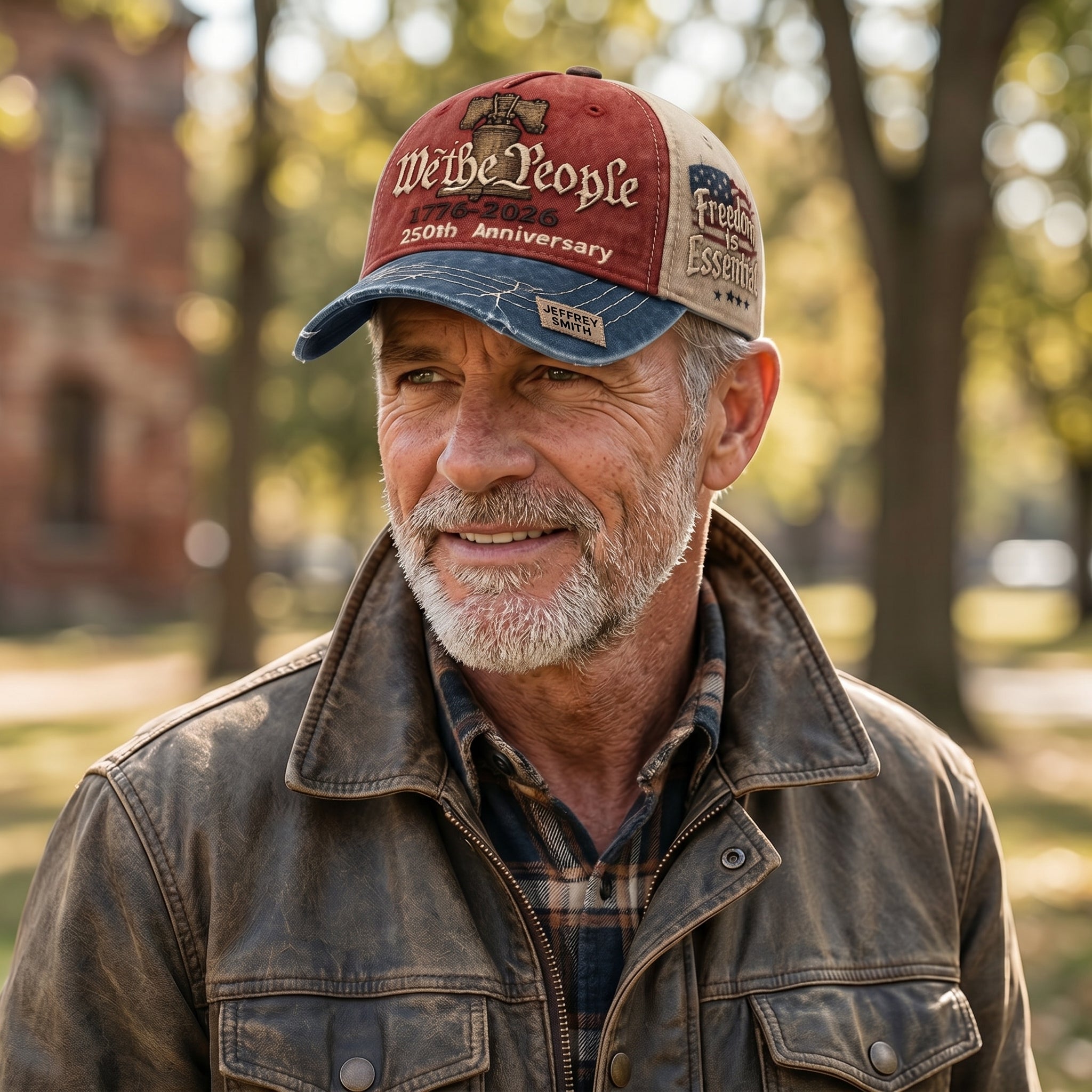 🧢 Personalized USA 250th Anniversary Vintage Trucker Cap